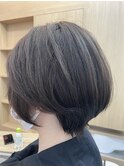 白髪予防☆白髪抑制☆薬剤を除去できるサロン☆マッシュショート