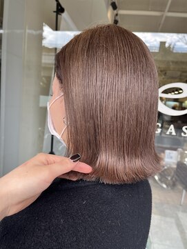 リー 尼崎(Lee) 〈 グレージュ×ブラウン 〉