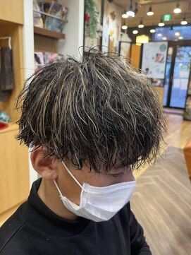 フレンズ 手稲店(friend's) メンズハイライト