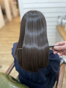 グリーンルームセカンド 結城店(GREEN ROOM. 2nd) 美髪縮毛矯正＋髪質改善トリートメント