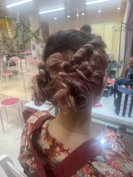 ハナココ 水戸店(hana Coco) お祭りヘアアレンジ