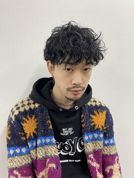 ジュネス(JUNES) 癖毛パーマ風マッシュ