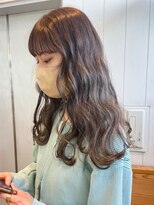 アイティー バイ アルバム 中野店(IT by ALBUM) セピアグレージュ_グレーベージュレイヤーロング_ba465511