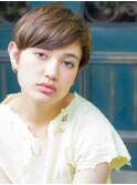 +vivace愛宕+メンズライク☆外国人風カラーのマッシュショートh