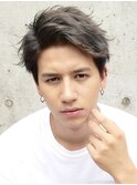 スパイキーショートビジネスマン30代40代ツーブロック刈り上げ