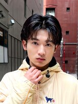 ガーデン 銀座(GARDEN)&nbsp;艶センターパートニュアンスパーマカルマパーマダークアッシュ