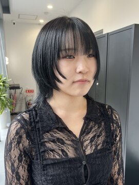 ゴウトゥデイシェアサロン 町田店(GO TODAY SHAiRE SALON) 黒髪ウルフ【町田】