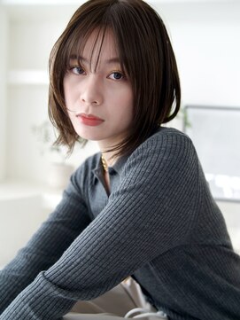 ケーツー あべのキューズモ-ル店(K-two) ナチュラルロブレイヤーカット*フェイスレイヤー*30代40代50代