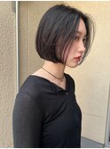 切りっぱなしボブ