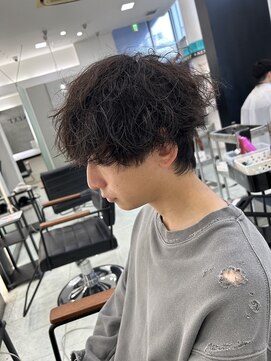 ネクスト 静岡店(NEXT) MEN'S HAIR/ダークアッシュ/ニュアンスパーマ/韓国マッシュ