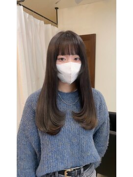 スイート ヘアデザイン(Suite HAIR DESIGN) 【顔周りカットSayaka】レイヤースタイルを可愛く見せる巻き方↓
