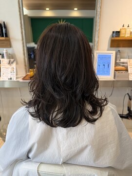 ラボ ヘアー(lab hair) ミディアムレイヤー