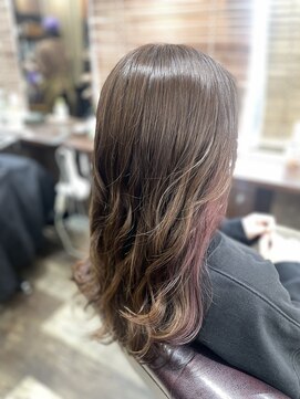 ルアン(Luan) インナーカラーピンク