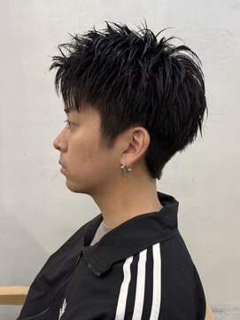 ファルベ(Farbe) ニュアンスパーマ/カルマパーマ/ベリーショート/ダークアッシュ