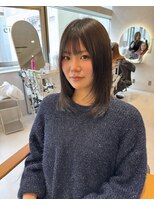 ライフ 星田店(Lyfe)&nbsp;ミニウルフくびれヘアレイヤーカット_アッシュグレージュ_N