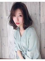 ロッソ ヘアアンドスパ 六町店(Rosso Hair&SPA)&nbsp;ガーリーミディアムボブ