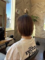 サンタベリー美容室&nbsp;切りっぱなしショート