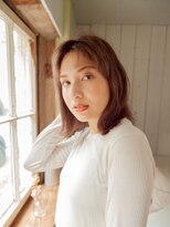 エーバイフー 江坂店(A BY WHO)&nbsp;A BY WHO江坂/外ハネウェーブバング/透明感カラー