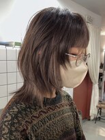 カルテ(QUARTE)&nbsp;ブラウン×ベージュ　デザインウルフ