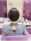 京都美容室　京都ショート　丸みショート　進詩織