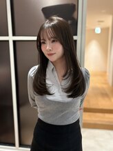 ラブハーツアンドビー 梅田EST(luve heart's And Be)&nbsp;layer cut × beige color