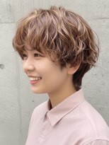 トゥルートラスト 和戸店(True Trust)&nbsp;大人のマッシュショート×ハイライト×ニュアンスパーマ