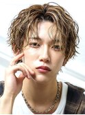横浜/大人センターパート/ハイライト/波巻きシャドウ