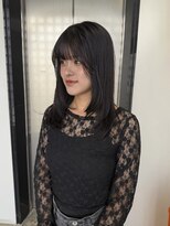 エイチ(811)&nbsp;フェイスフレーミングルーツカラー天使の羽バングネオウルフボブ