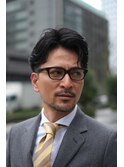 大人のパーマ　＜ビジネスマン＞＜ツーブロック＞
