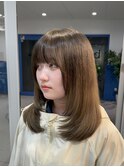 ''ワンカールでも可愛い''ミディアムレイヤー