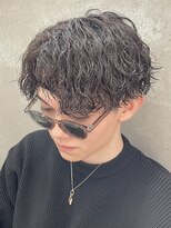 サンズ 梅田 中崎町(SUNS)&nbsp;【梅田】波巻きパーマアップバングスタイル