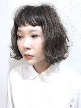 ヘアーアンドアトリエ マール(Hair&Atelier Marl) 【Marl外国人風スタイル】ショートバングの外ハネボブ
