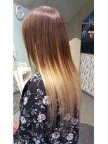 ウィット アンド ラファム Wit &La Famme&nbsp;グラデーションをエクステで（バレイヤージュ仕上げ）