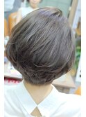 ダークアッシュ ショートボブ