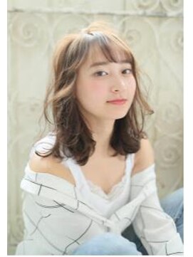 ソワンドゥブレス 瓜破店(soin de brace) シースルーバング×ヴェールウェーブ