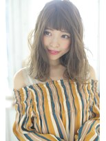 ジーナ セントラル銀座(Zina)&nbsp;☆Zina☆無造作ゆるふわベージュカラーバレイヤージュロブ