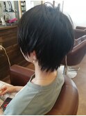 【ストレートタッチのベリーショート】セット簡単/WAX仕上げ