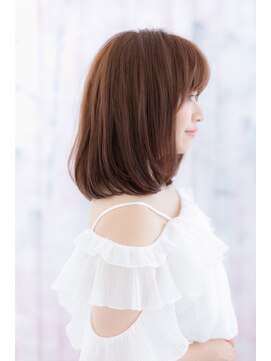 ミック ヘアアンドビューティー 大山店(miq  Hair&Beauty) 斜めバング×前下がり☆小顔見せワンカール