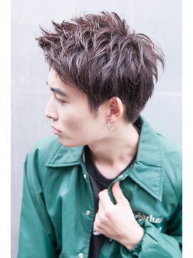 ロロ(ro-ro) 【恵比寿ro-ro】かきあげ前髪×くすみカラー