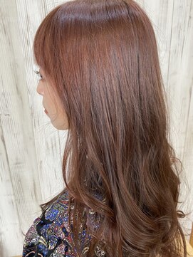 ヘアリゾート リノ(Hair resort Lino) 『ブリーチなし　　シングルカラー　』　ピンクカラー