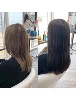 クラン ヘアーアンドスタジオ(CLAN hair & studio) ナチュラルロング #エクステ沖縄#ヘアカラー沖縄