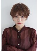面長カバーのマッシュショート　似合わせカット