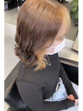 シェア 天王寺(share) ミルクティー/イヤリングカラー/フェイスフレーミング