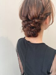 上品な大人まとめヘアセット