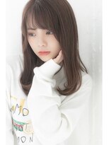 プライズ 池袋店(prize) ナチュラルワンカールグレージュ天使の羽バングオルチャン池袋