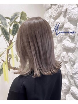 モアナバイヘッドライト 曽根店(Moana by HEADLIGHT) Moana【豊中曽根】#ボブ#ベージュ#大人可愛い#20代30代40代