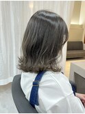 外ハネグレージュ