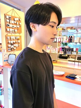 リップソウル(RIP SOUL) 《RIP SOUL》黒髪 ナチュラル センターパート