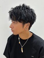 ツーダブルバイフィフス 西梅田店(WW.. by fifth)&nbsp;ツイストスパイラルメンズマッシュツイストパーマツーブロック