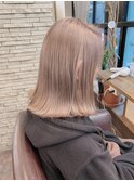 ミルクティーベージュ/ミルクティーカラー/韓国ヘア/福岡/天神